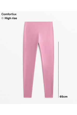 Leggings a vita alta - Rosa