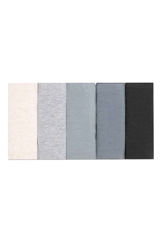5 slip - Beige e grigio chiaro