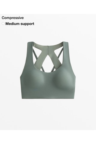 Top sportivo push-up - Verde