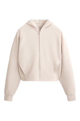 Felpa con cappuccio - Beige