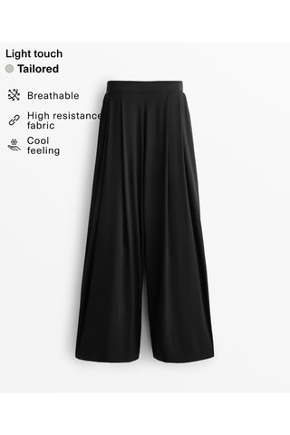 Pantaloni palazzo - Nero