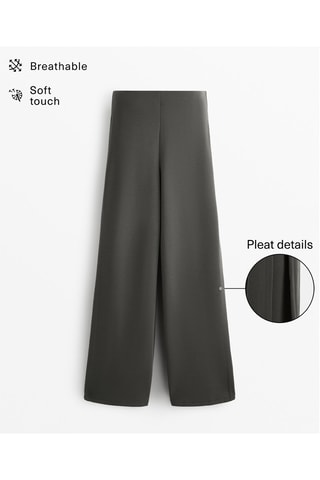 Pantaloni palazzo - Grigio scuro