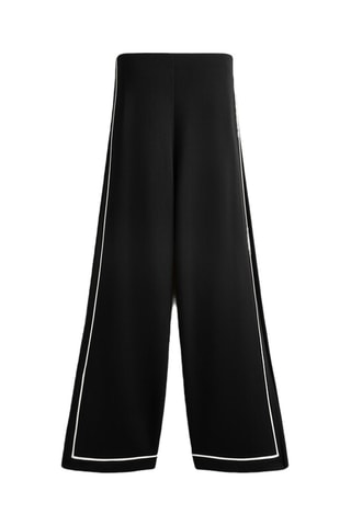 Pantaloni wide legs - Nero