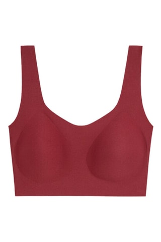 Top sportivo push-up - Rosso