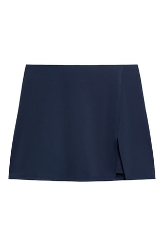 Gonna taglio dritto - Navy