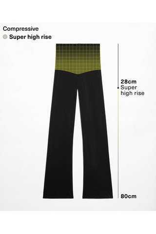 Pantalon flare - Nero