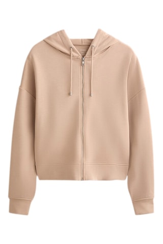 Felpa con cappuccio - Beige