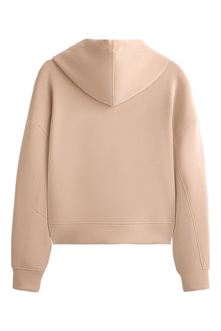 Felpa con cappuccio - Beige