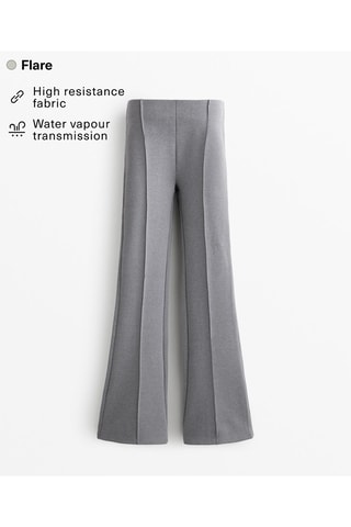Pantaloni flare - Grigio