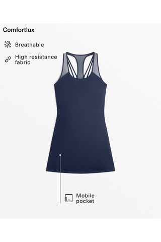 Abito taglio dritto - Navy