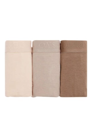 3 tanga - Beige e marrone