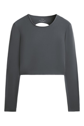 Crop top - Grigio