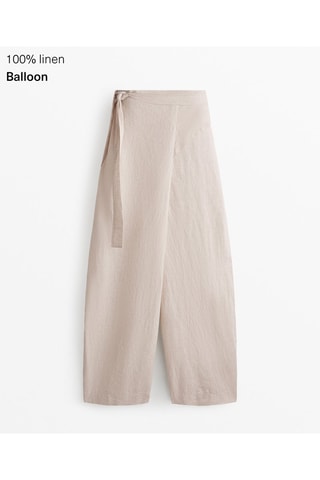 Pantaloni in lino - Beige