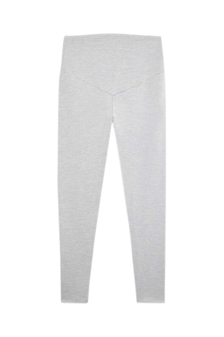 Leggings a vita alta - Grigio chiaro