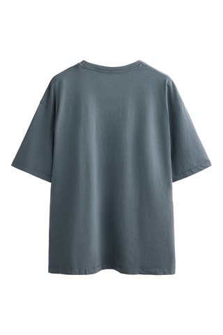 T-shirt - Blu-grigio