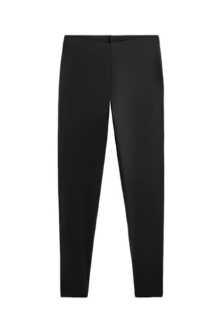 Leggings a vita alta - Nero