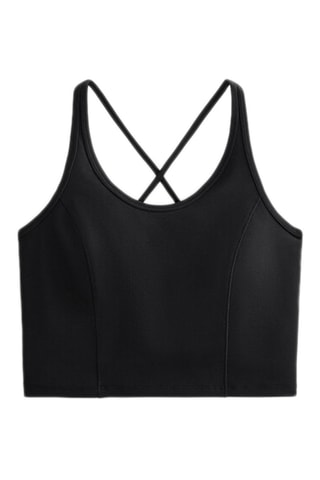 Crop top push-up - Nero