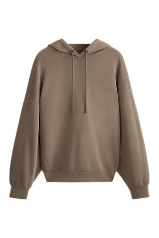 Felpa con cappuccio - Taupe