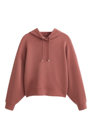 Felpa con cappuccio - Rosa antico