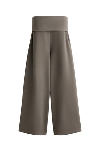 Pantaloni wide legs - Antracite