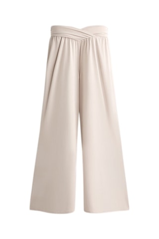 Pantaloni wide legs - Beige
