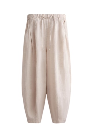 Pantaloni in lino - Beige