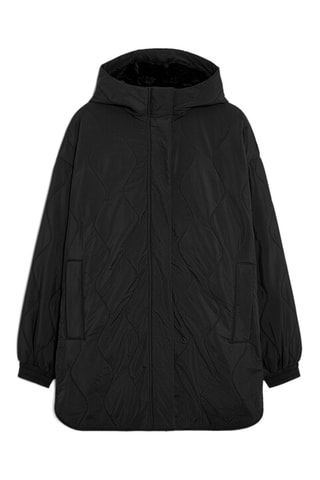 Parka con cappuccio - Nero