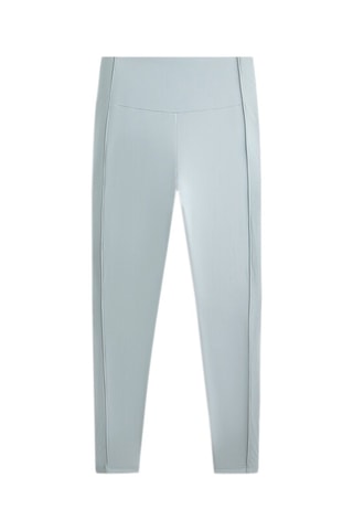 Leggings a vita alta - Celeste