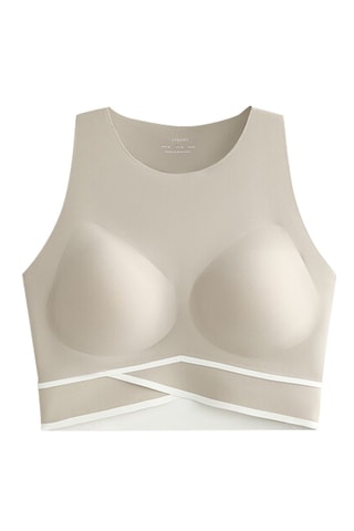Crop top push-up - Beige