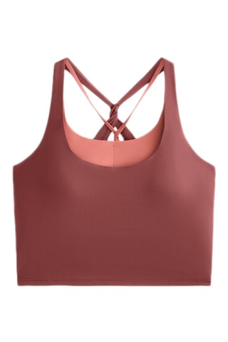 Crop top push-up - Bordeaux
