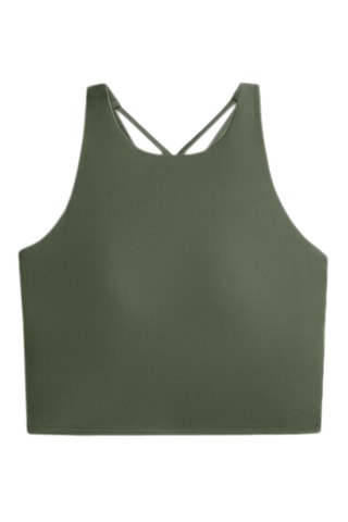 Crop top push-up - Kaki
