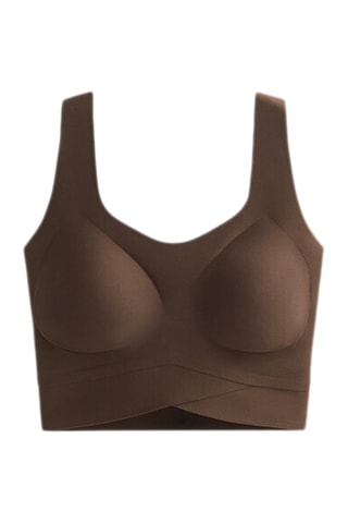 Top push-up - Marrone scuro