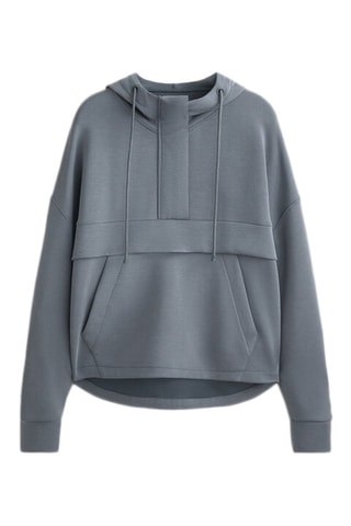 Felpa con cappuccio - Grigio