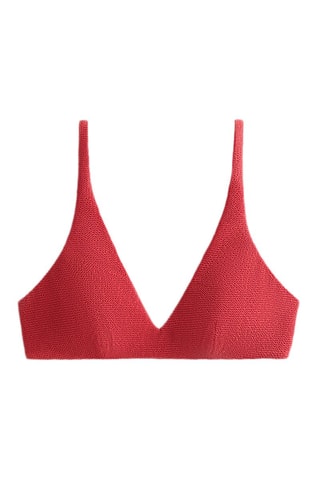 Reggiseno bikini con coppe - Rosso