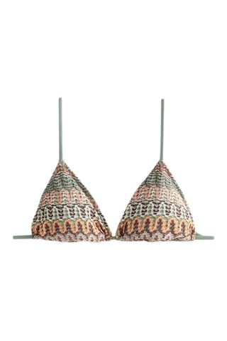 Reggiseno bikini con coppe - Verde chiaro