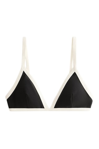 Reggiseno bikini con coppe - Nero