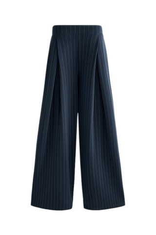 Pantaloni wide legs - Navy