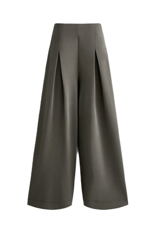 Pantaloni wide legs - Antracite