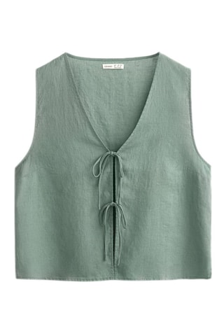 Camicia in lino - Turchese