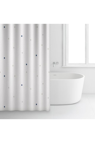 Rideau de douche - 180 x 200 cm - Bleu