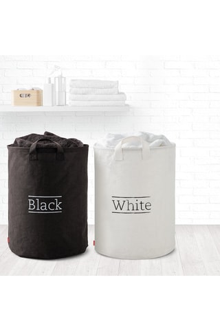 2 paniers à linge 2 x 70 l