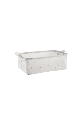 Panier de rangement 60 x 40 x 20 cm - Blanc