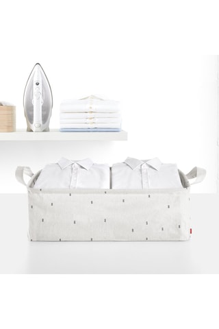 Panier de rangement 60 x 40 x 20 cm - Blanc