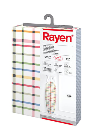 Housse pour table à repasser Blanc et rouge - 55 x 155 cm