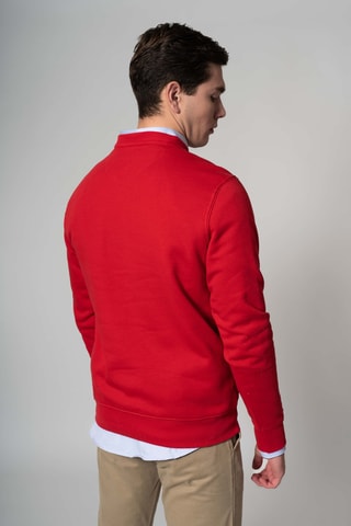 Felpa regular - Rosso