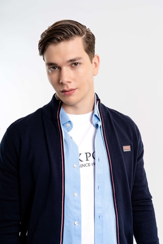 Cardigan regular - Navy