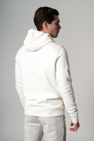 Felpa regular con cappuccio - Beige