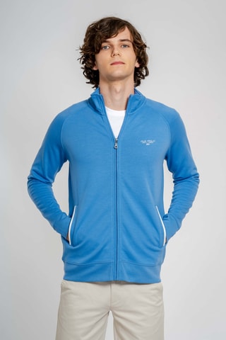 Cardigan regular - Blu