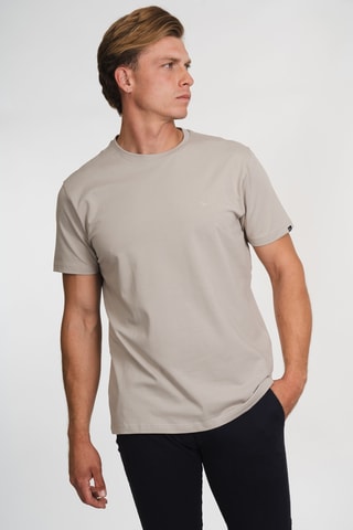 T-shirt regular - Taupe