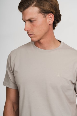 T-shirt regular - Taupe
